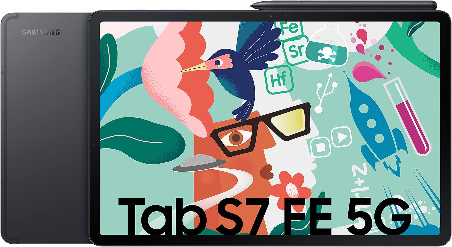 Samsung Galaxy Tab S7, Android Tablet mit Stift, WiFi, 3 Kameras, großer 8.000 mAh Akku, 11,0