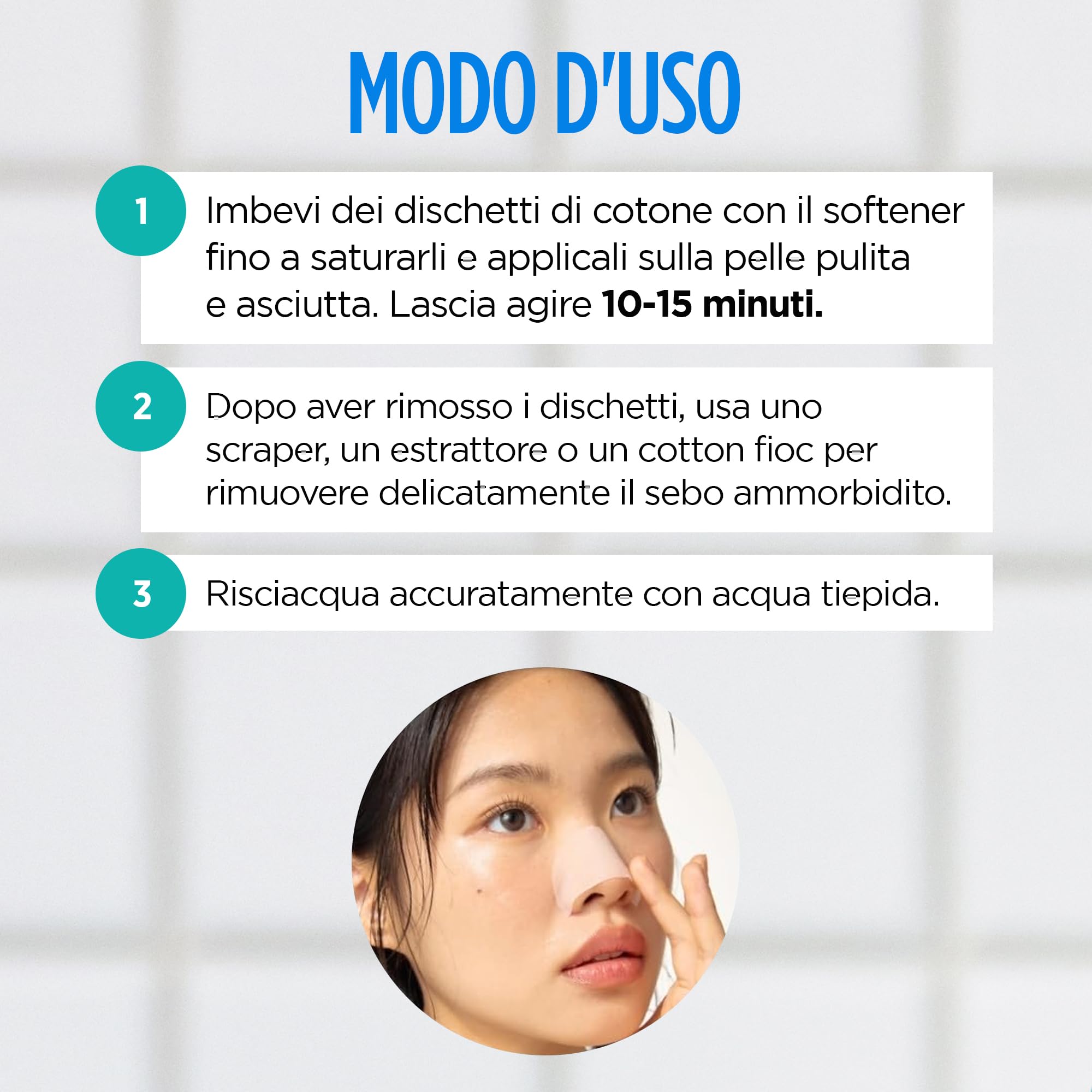 JUMISO Set Di Dischi Di Cotone Ammorbidenti Per Rimuovere Punti Neri - Cura Coreana Dei Pori, Esfoliazione Con Pha, Acqua Di Hamamelide, Tea Tree E Cipresso, Controllo Sebo. Kit Completo 150