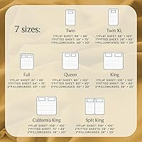 Vista 4 de LuxClub Bed Linen Set, 6Pc King Microfiber Sheets, Medallion Gold, Deep Pockets, Wrinkle Free, Cooling, Hypoallergenic 9-medallion Gold