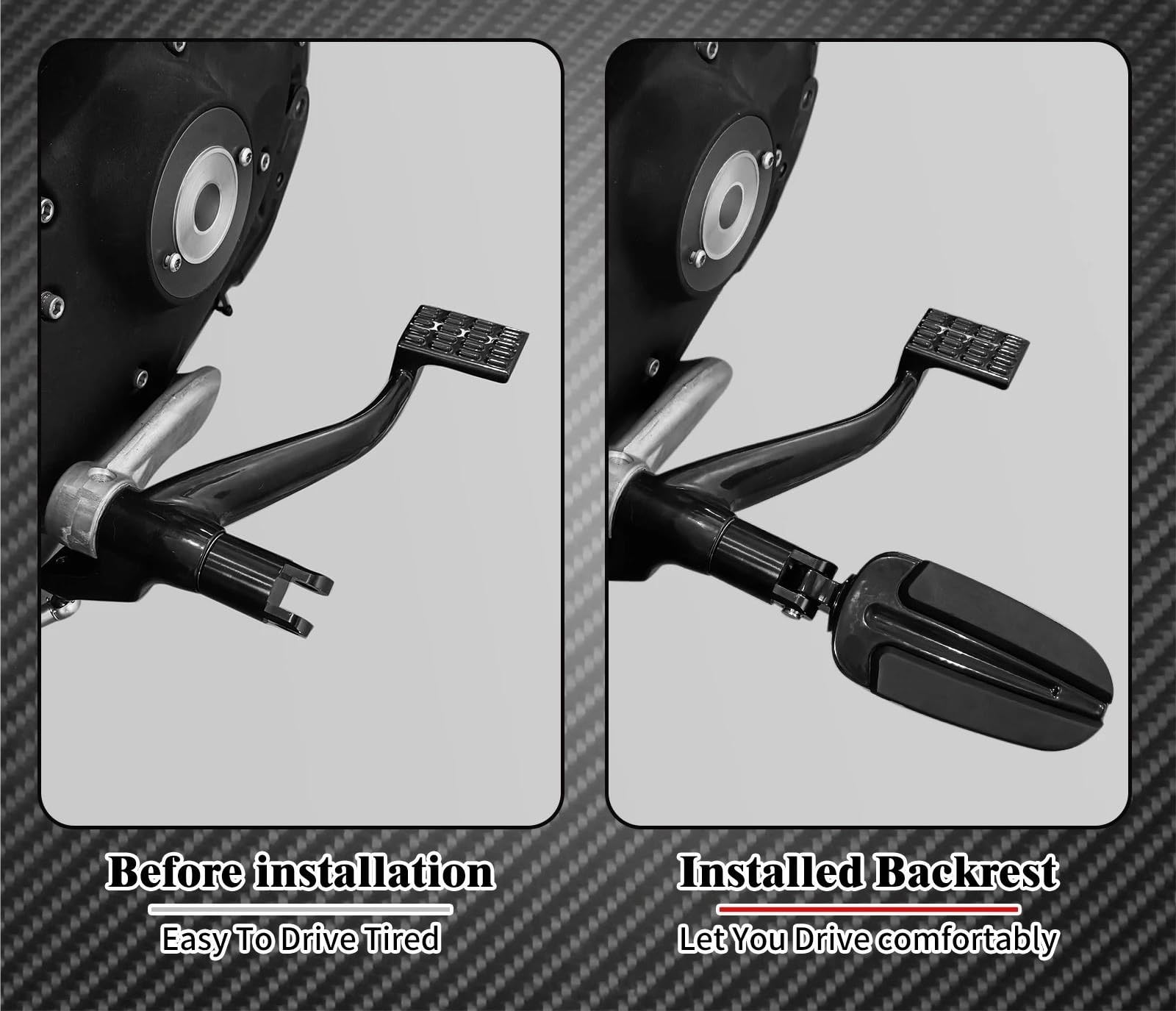 Estriberas Traseras Motocicleta Para HAR&LEY Touring Road Electra Glide Limited Dyna Fat Boy Softail Motocicleta Slipstream Estriberas Traseras Para Pasajero Pedal Reposapiés Estriberas Motocicleta