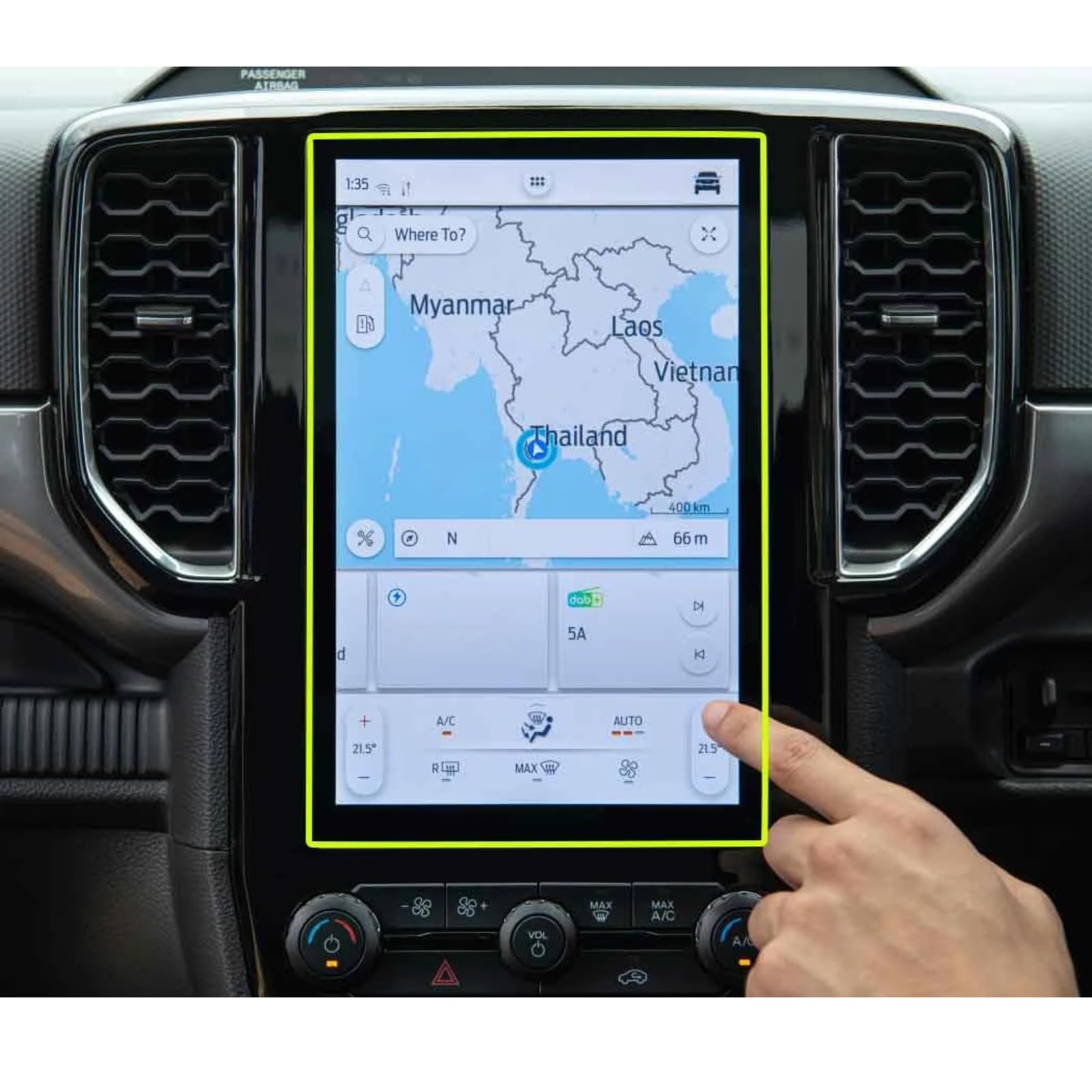Voiture GPS Navigation Verre Trempé Ford Ranger Confort de Conduite - 6