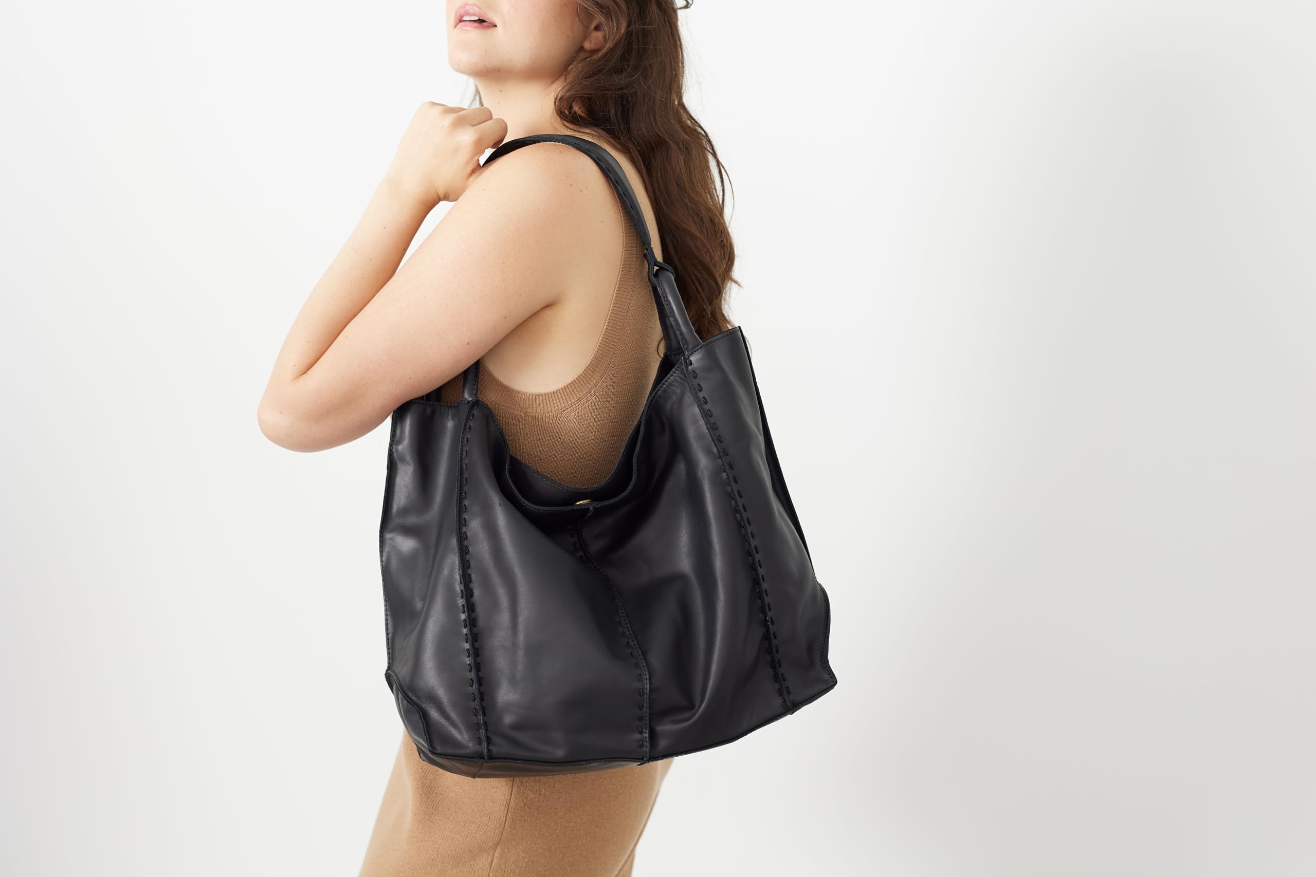 The Sak Los Feliz Large Tote Bag - Women's Purse For Everyday, Travel, Beach Bag - Roomy Handbag With Shoulder Bag Strap