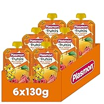 Plasmon I Fruttini – Mela, Fragola e Lampone 6x130g