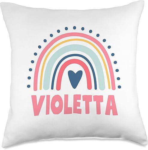 Miniatura 5 de Idea Regalo Personalizzata con Nome Gifts Idea Violetta Name Custom Woman Myth Legend - Almohada para fiesta de cumpleaños, 16 x 16 pulgadas,