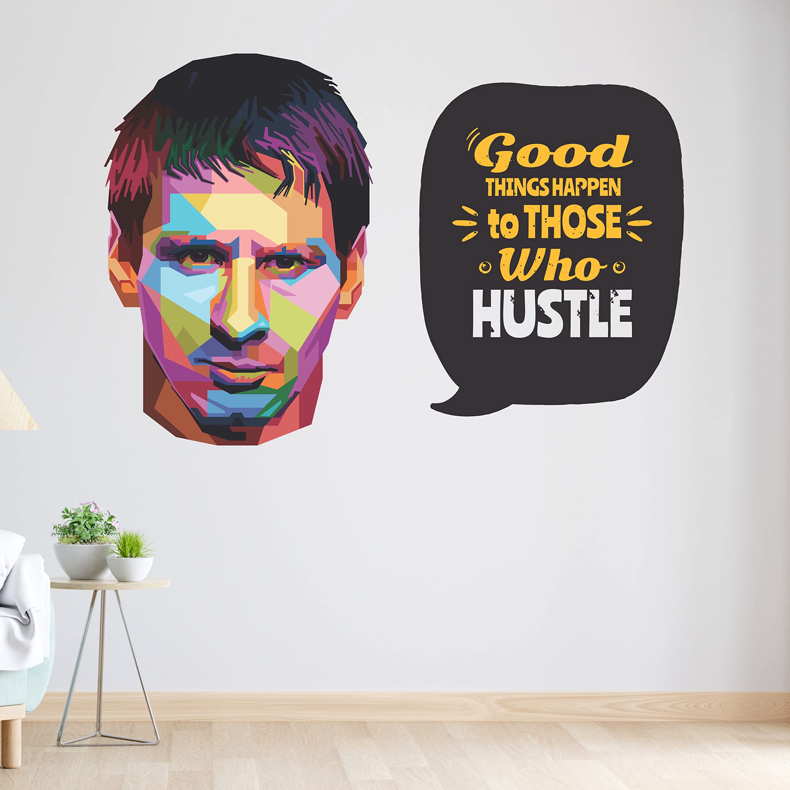 iberrys Inspirational Motivational Quotes Wall Sticker, Good Things Happen to Those who Hustle- 43 x 63 cm Wall Stickers for Study- Office-06 (B0BXWXS5BB) Amazon Price History, Amazon Price Tracker