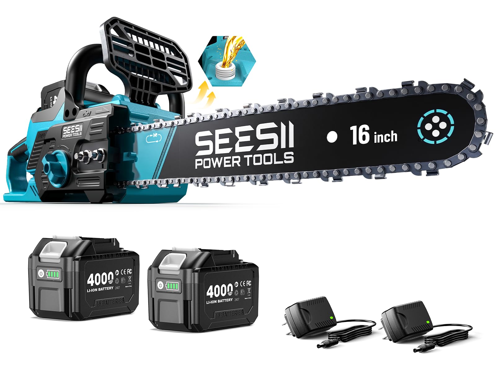 SEESII 16" Cordless