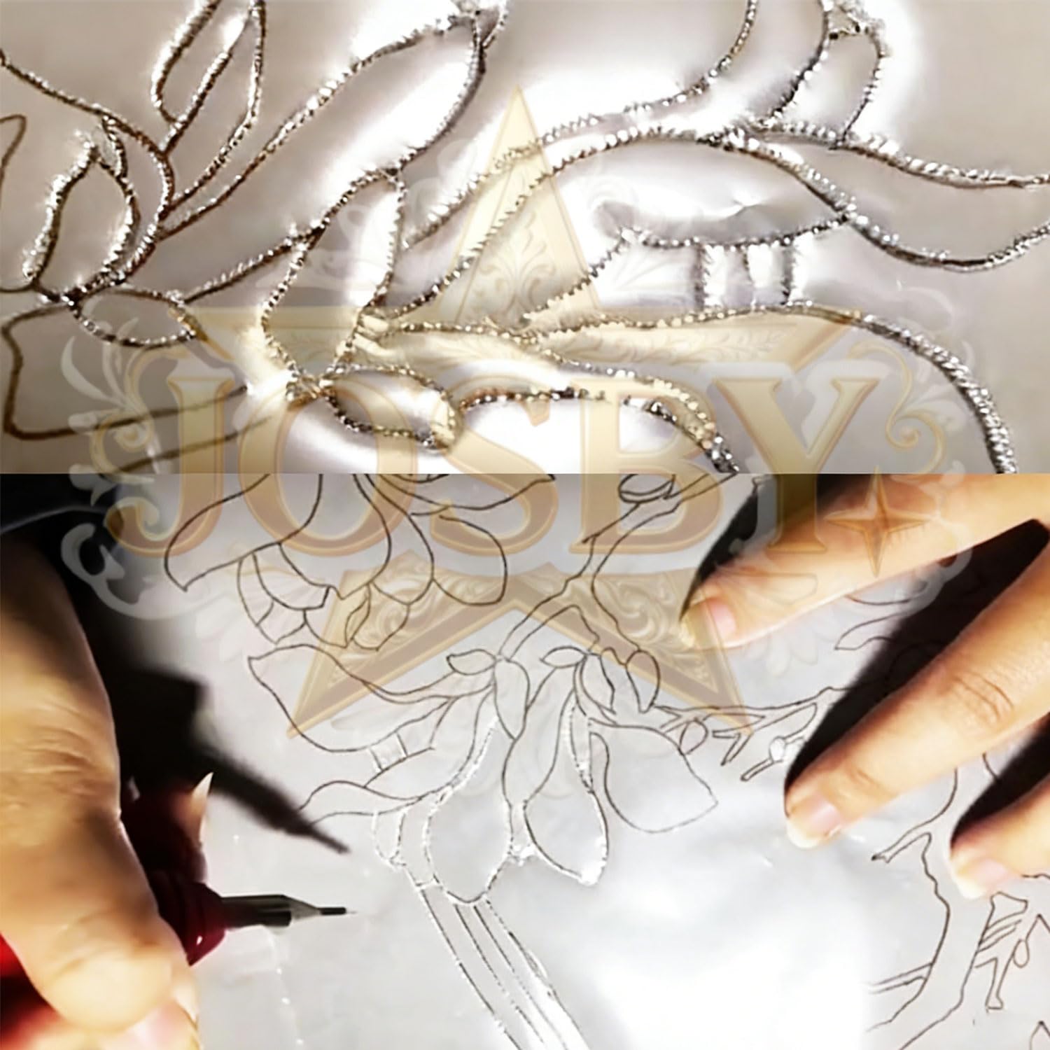 Máquina eléctrica para bordar con aguja, con velocidad ajustable para crear patrones murales, para vestidos de novia, ligera y silenciosa, ideal para bordados creativos de bricolaje, para sastrerías
