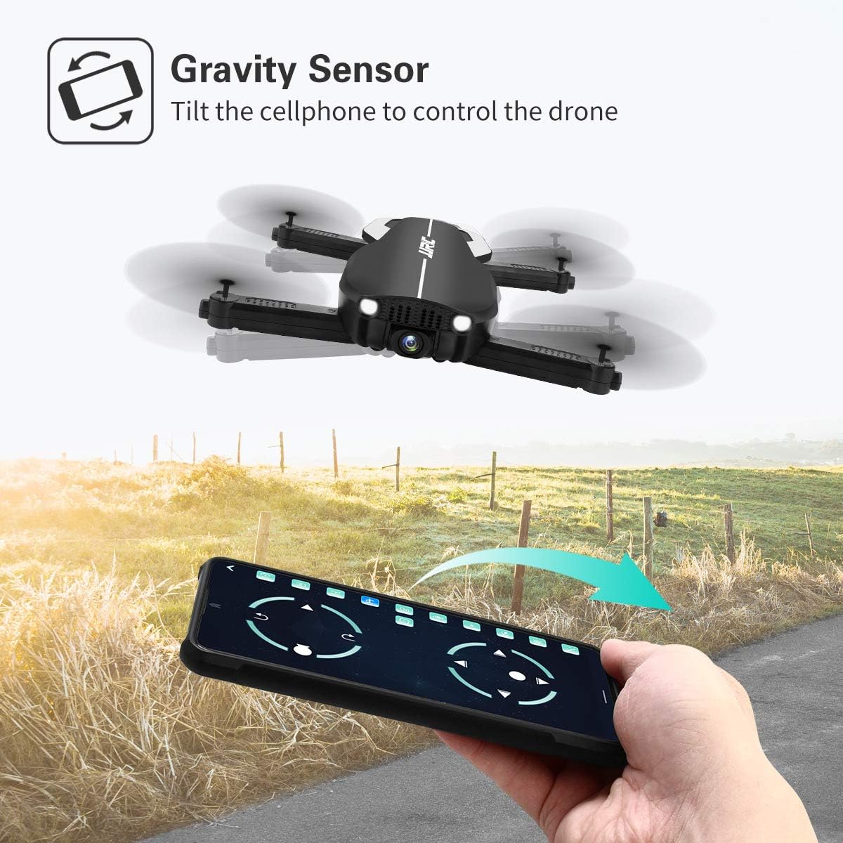 Gravity Sensor control for JJRC H71 drone