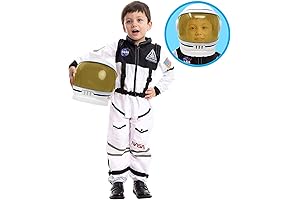 Spooktacular Kids Astronaut Costume with Helmet