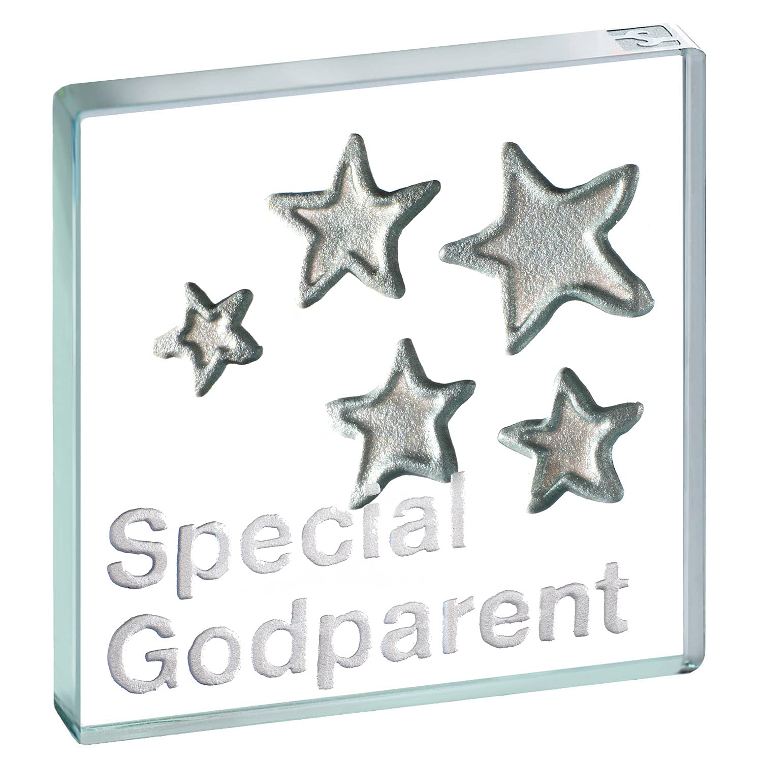 Spaceform Miniature Token, Silver, 40 x 40 x 6 mm