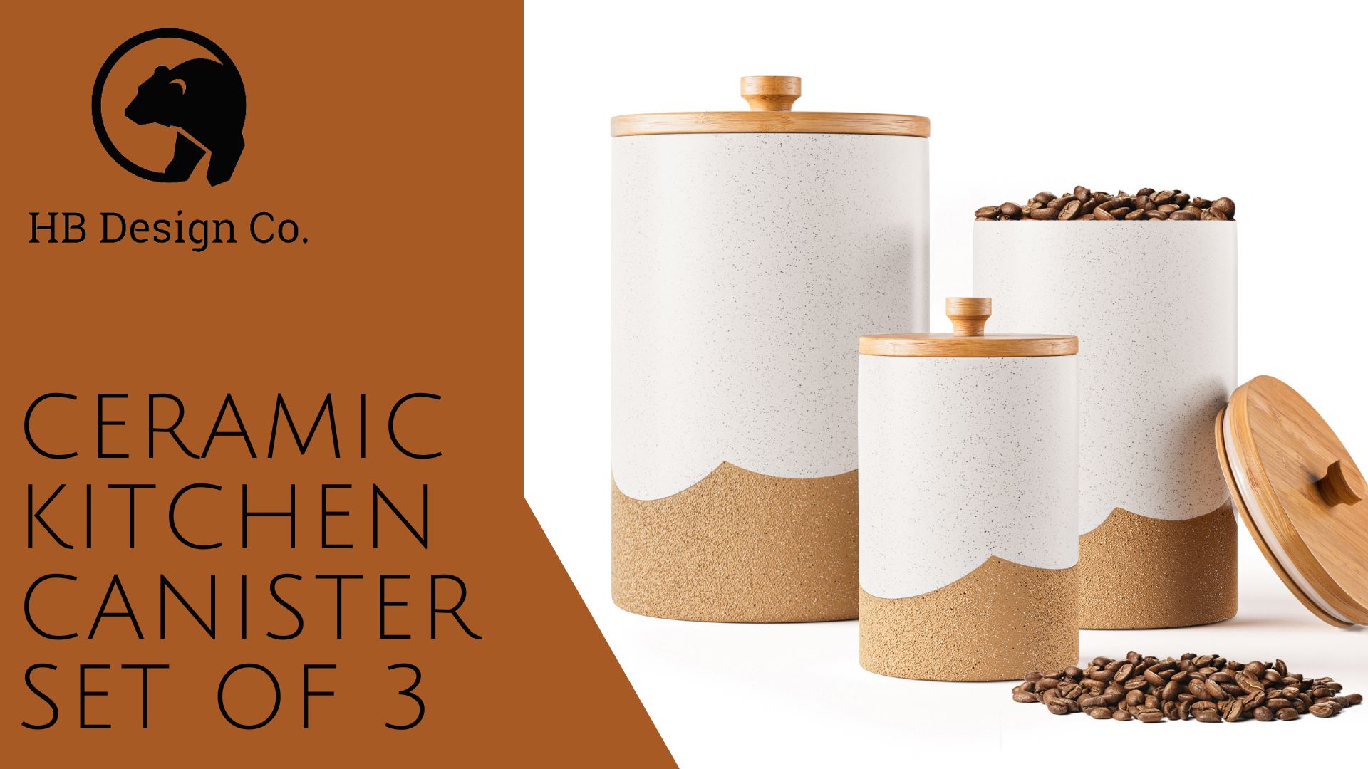 Set of 3 Kitchen Canisters: Transform Your Countertop
