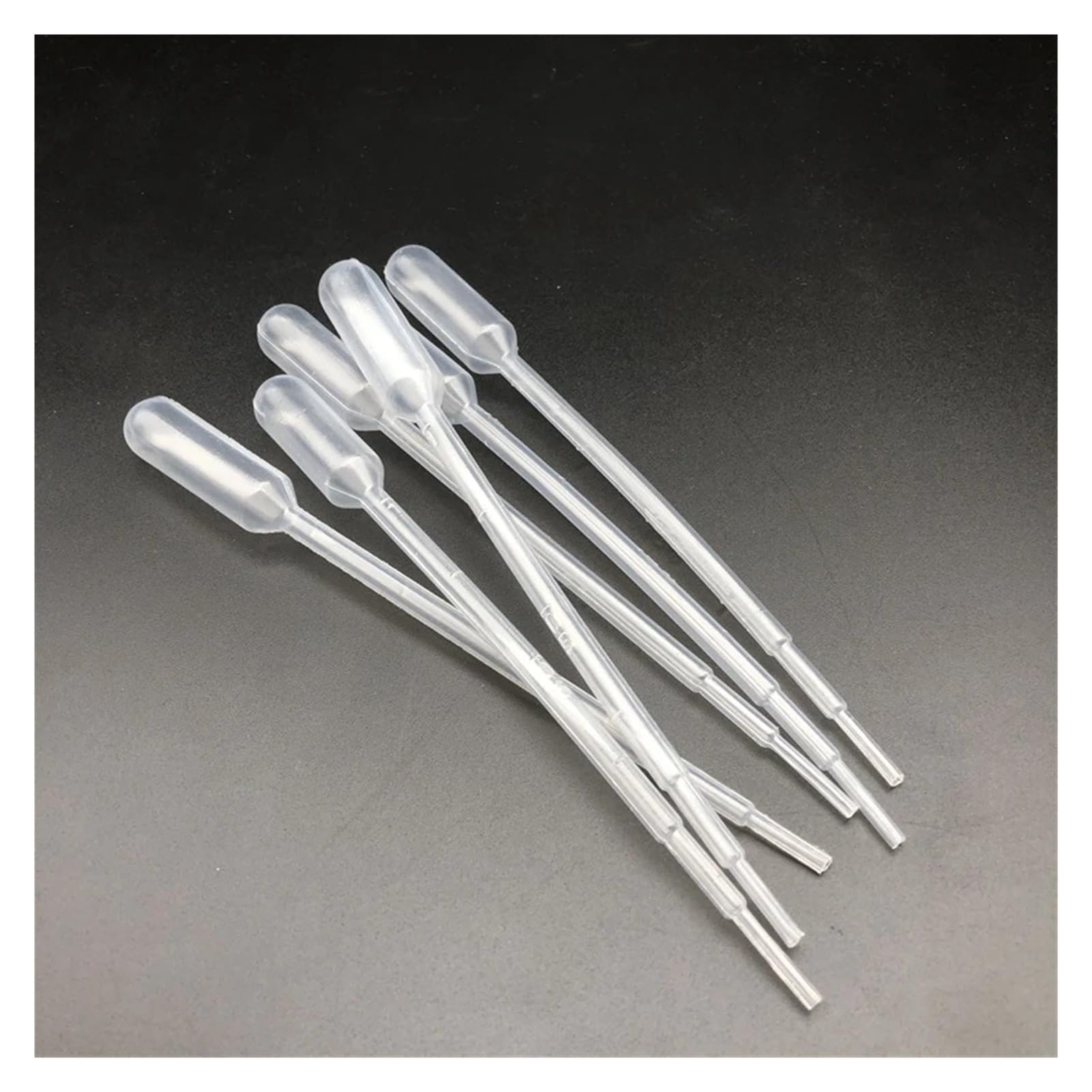 200 pipetas de plástico de laboratorio de 0,2 ml, 0,5 ml, 1 ml, 2 ml, 3 ml, 3 ml-L, 5 ml, 10 ml, gotero de transferencia for experimentos escolares(10ml)