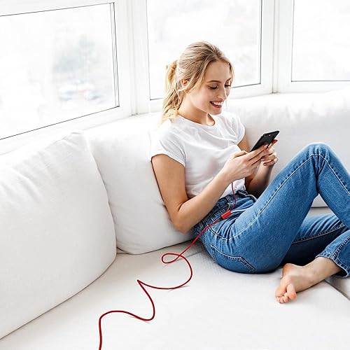 Miniatura 6 de Cable de carga múltiple, paquete de 2 cables de carga rápida de 10 pies, cable de carga universal trenzado 4 en 1, adaptador de cable USB múltiple