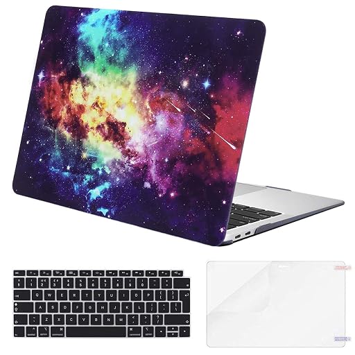 Eono MacBook Air 13 Case, 3-in-1 (2018-2020), Colourful Sky