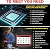 Newest Elite LAUNCH X431 PRO3S+ Bluetooth Bi-Directional Scan tool,HD Diesel Trucks Scan,Online Coding&35+ Service for All Cars,OEM ALL System Diagnostic Scanner, Free VAG Guide