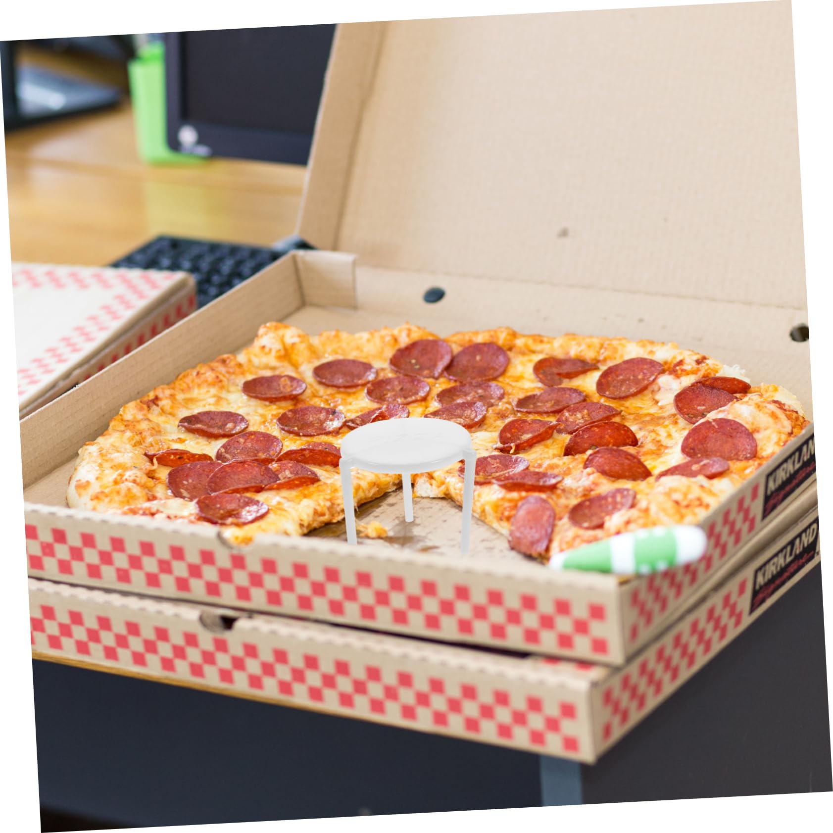 AUTSUPPL Stackable Pizza Tray Stand Rack for Takeaway Anti- Brackets for Baking Tool