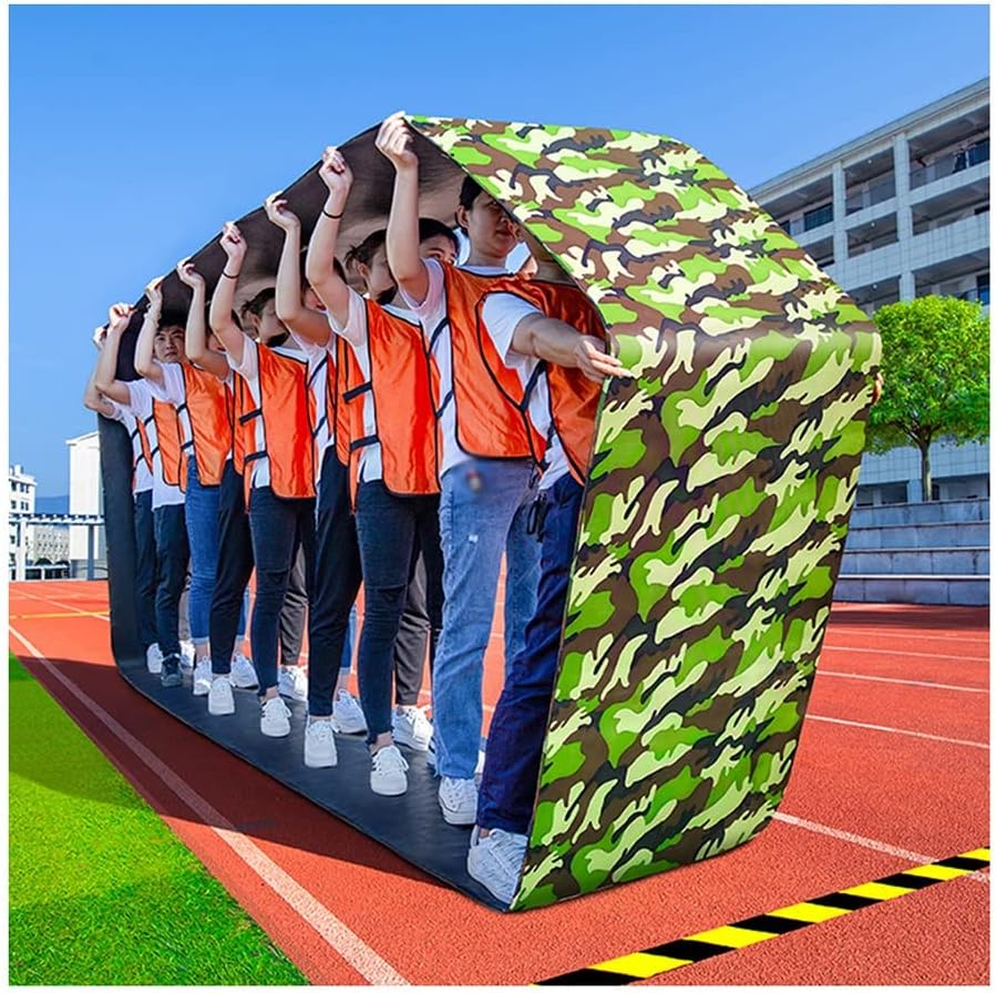 Adult Kids Teamwork Game Playing Run Mat, Indoor Outdoor Group Learning Activities Multiplayer Fun Racing Game Equipment (Size : Adult-6M//20FT)