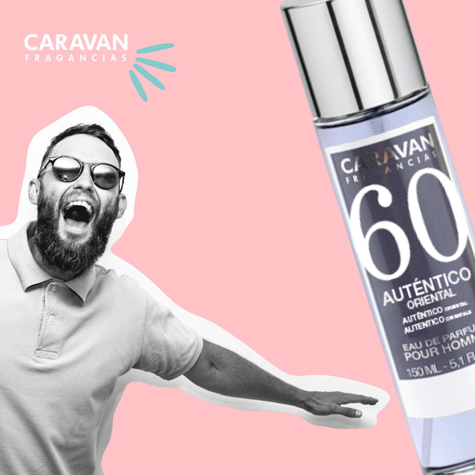 Set de 6x 150ml Caravan perfume de hombre Nº60