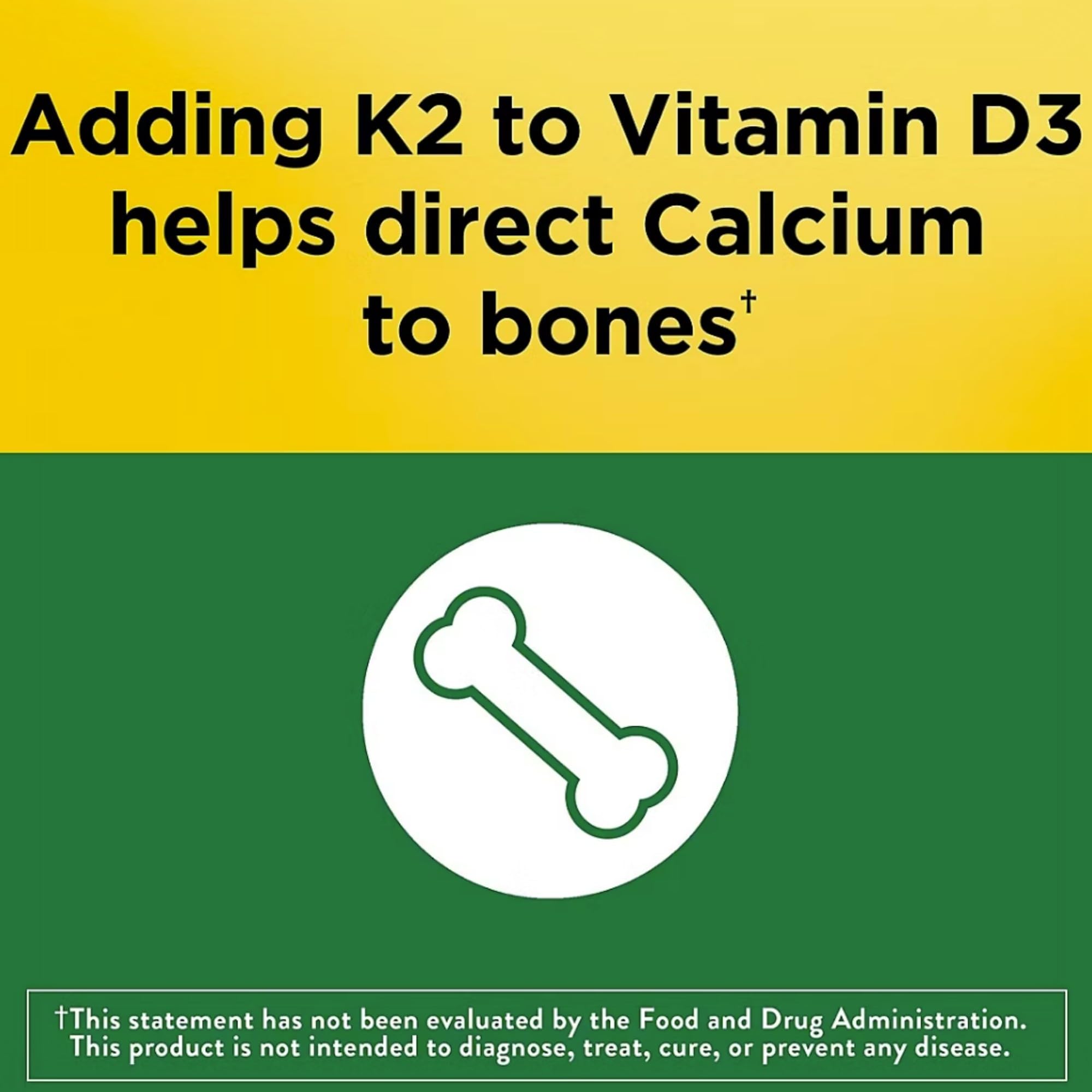 Nature Made Vitamin D3 K2 Supplement, 90 Softgels — Amazon image 3