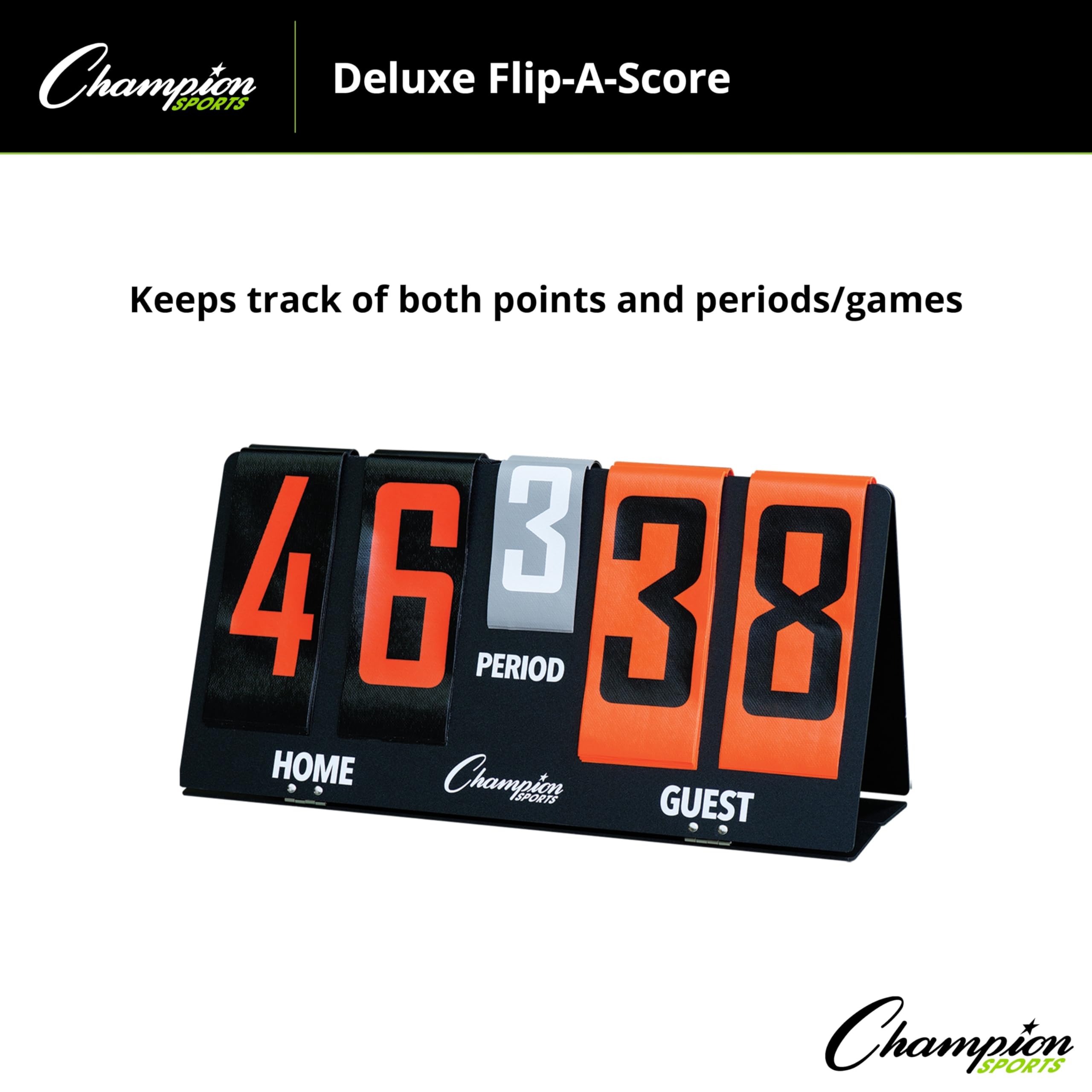 Amazon.com : Champion Sports Deluxe Flip-A-Score Board/Timer, One