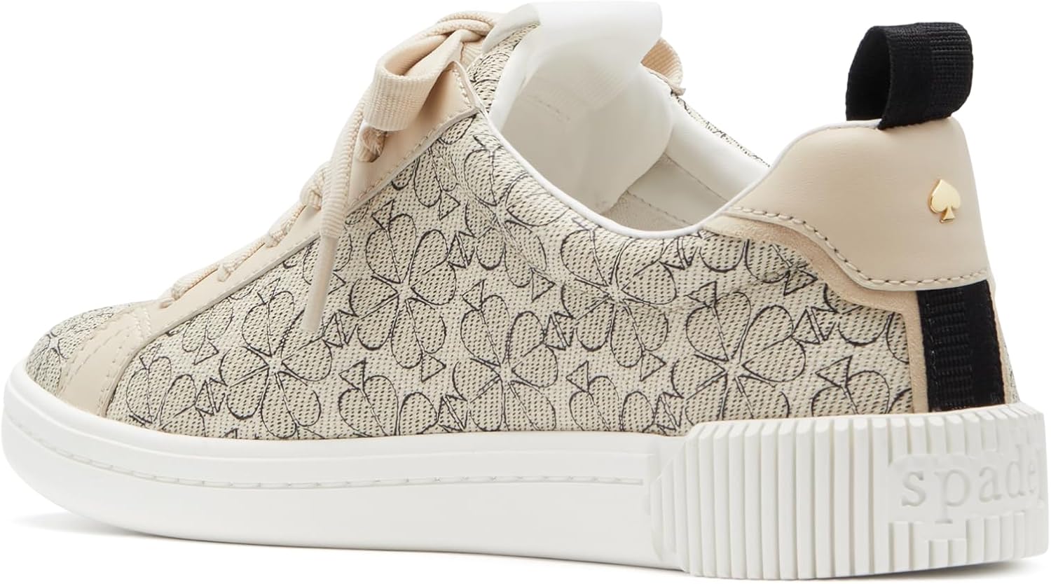 Kate Spade New York Womens Spade Flower Lace Up Sneaker - Image 4