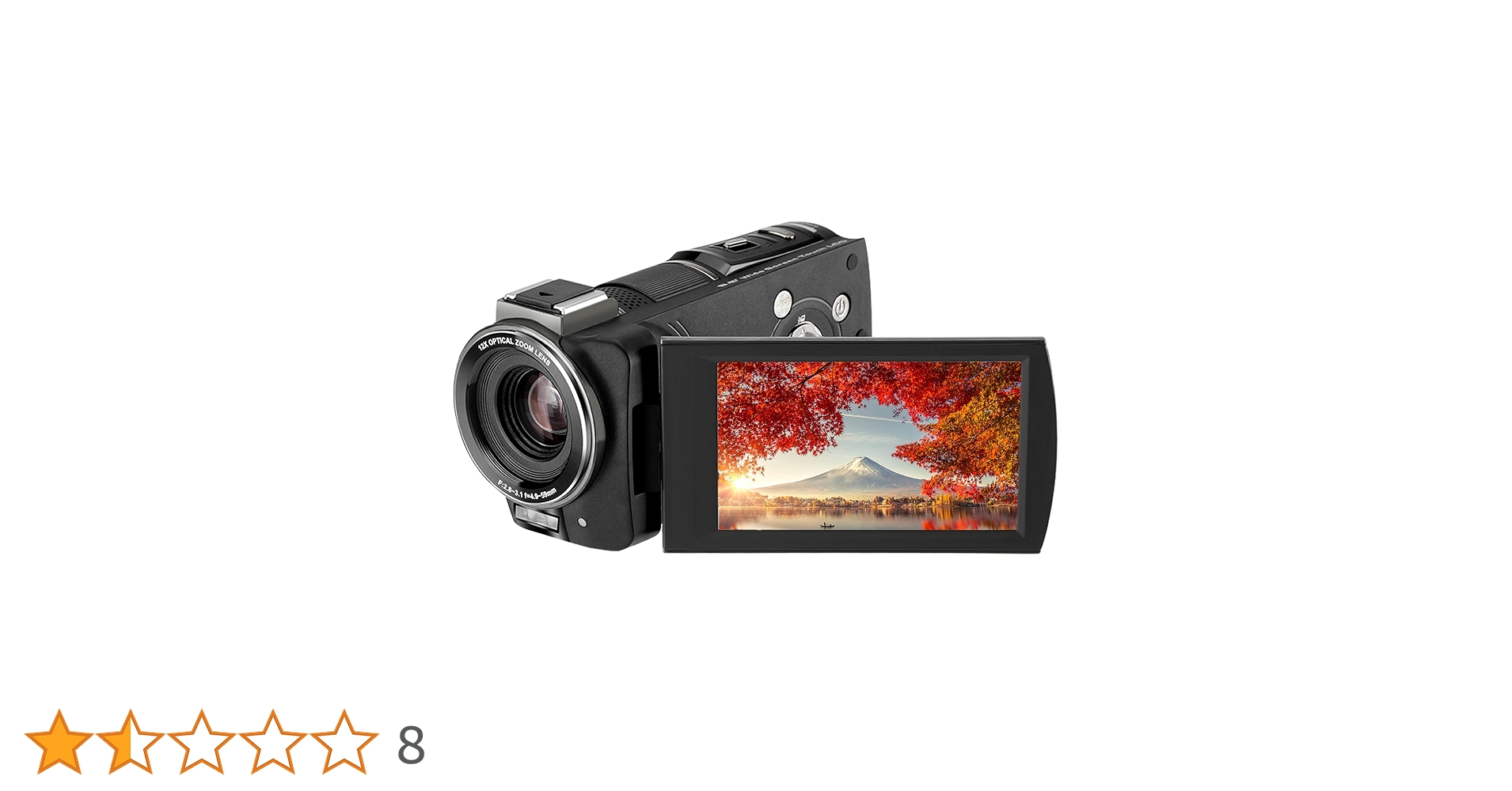 Amazon | AN-S101 4Kビデオカメラ 4K＆光学ズーム12倍 | ビデオカメラ 通販