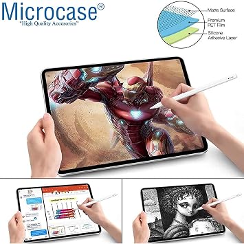 Microcase Samsung Galaxy Tab S9 FE X510 10.9 inch Tablet Paper Like Pencil Destekli Kağıt Hissi Veren Mat Ekran Koruyucu AL3289