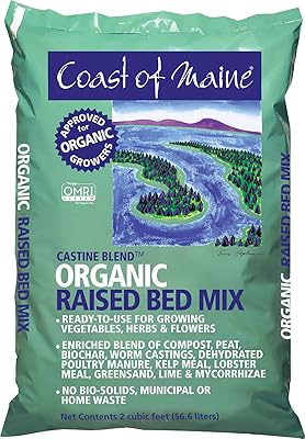 Coast of Maine Castine Blend, Organic Raised Bed Mix, 2 cu ft