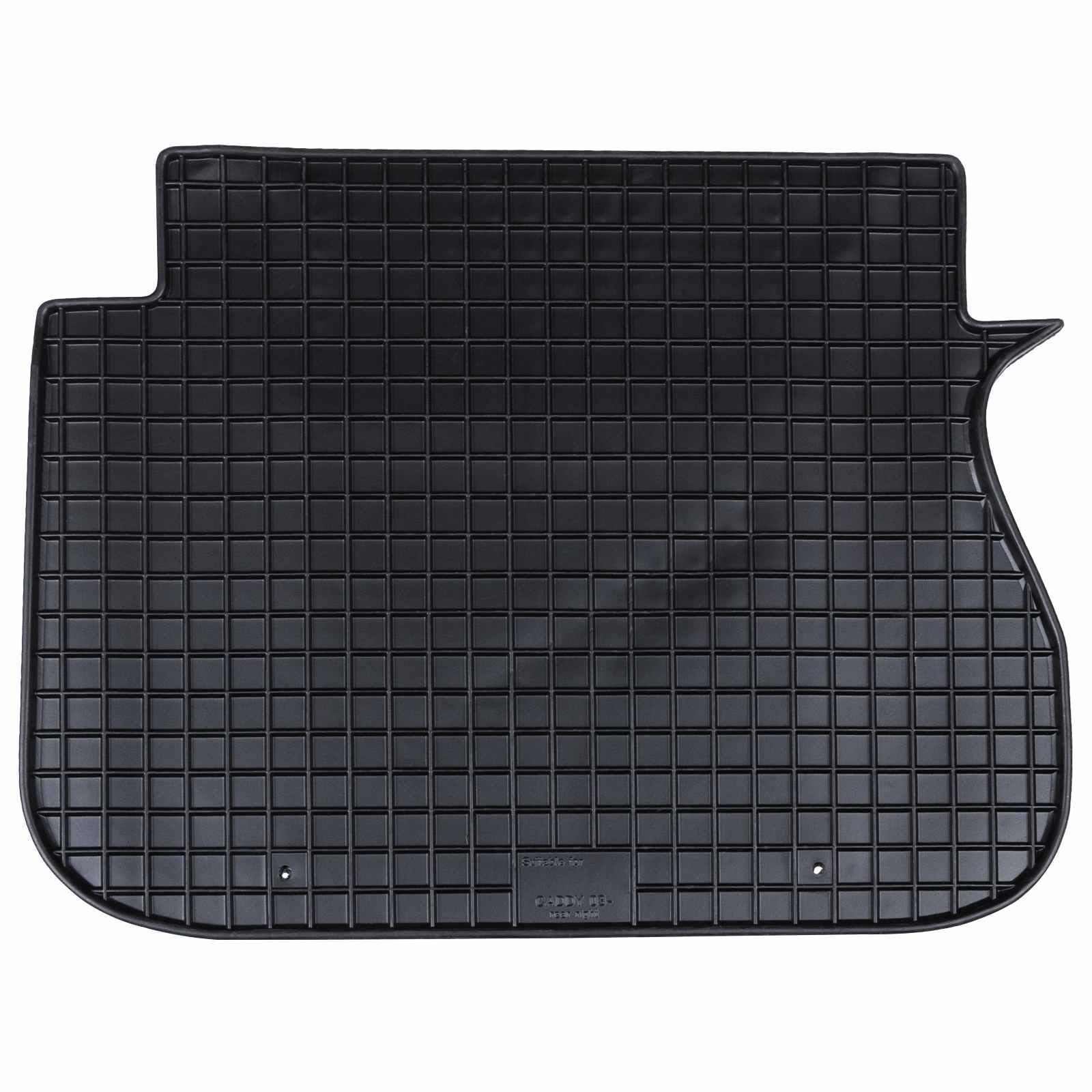 Dywaniki samochodowe, czarne, gumowe, 4 sztuki, pasują do VW CADDY 2003-2020, antypoślizgowe, lekkie, łatwe w utrzymaniu, wytrzymałe akcesoria do ochrony wnętrza pojazdu i porządku