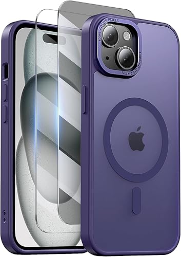 Miniatura 6 de Gyizho Funda magnética diseñada para iPhone 11 Pro Max, probada en caídas de grado militar compatible con MagSafe Funda protectora delgada