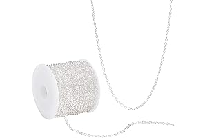 Pandahall Silver Cross Necklace Chain, Jewelry Accessory