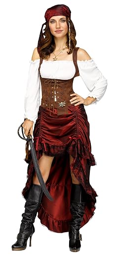 Fun World Pirate Queen Adult Costume: Full Spec Breakdown