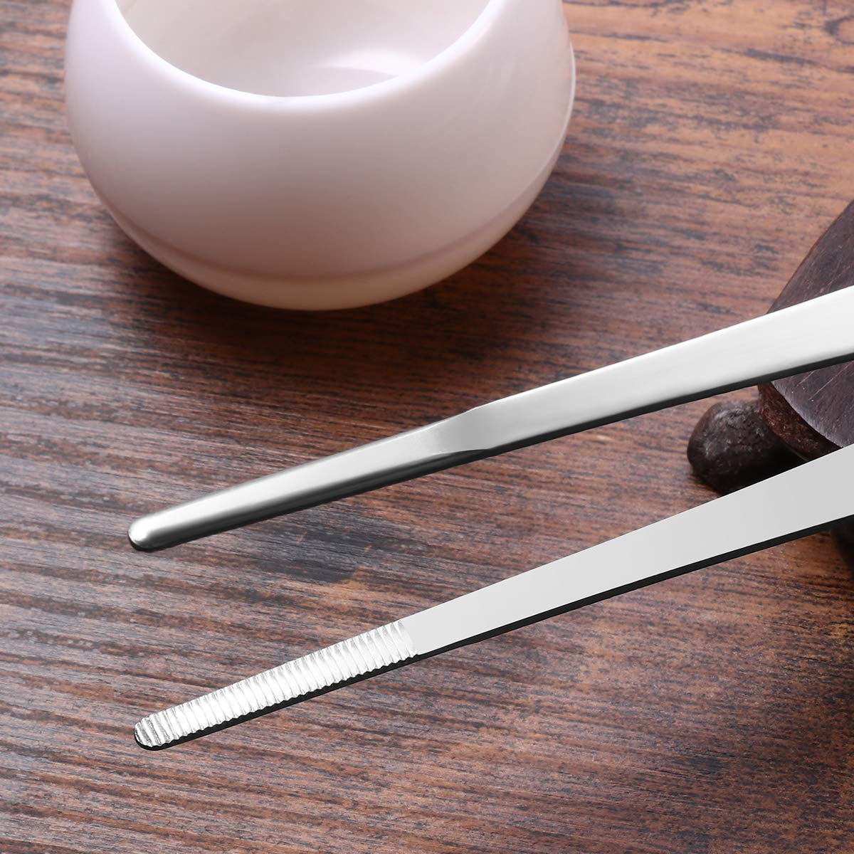 Set 3 Pinze Per Rettili - Pinzetta Dritta, Curva E A Cucchiaio | Acciaio Inox | Protezione Dita