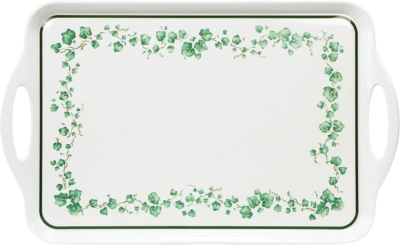 Corelle Coordinates Bandeja otomana/para servir rectangular de melamina