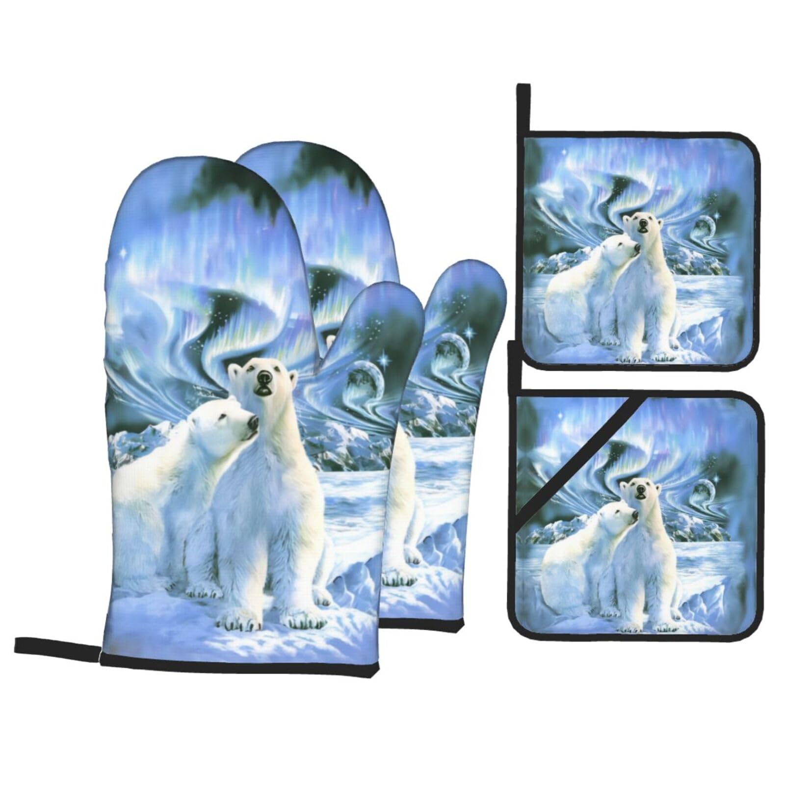 Juego para hornear de 4 piezas Bears Northern Lights, la solución para cocinar y asar sin daños