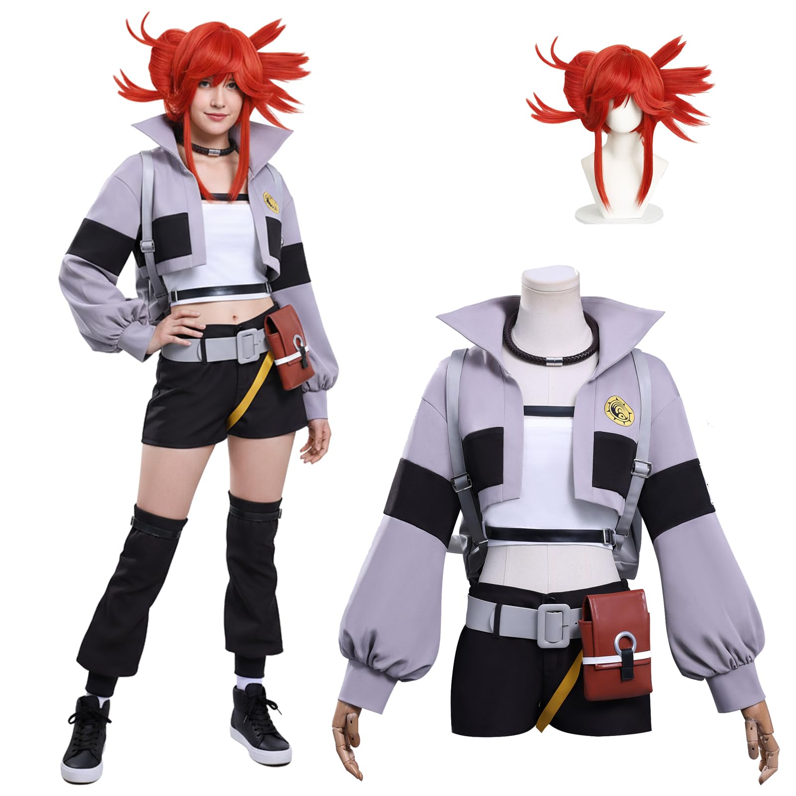 Amazon.co.jp: [NEATMOA] ガチアクタ リヨウ コスプレ衣装 セット