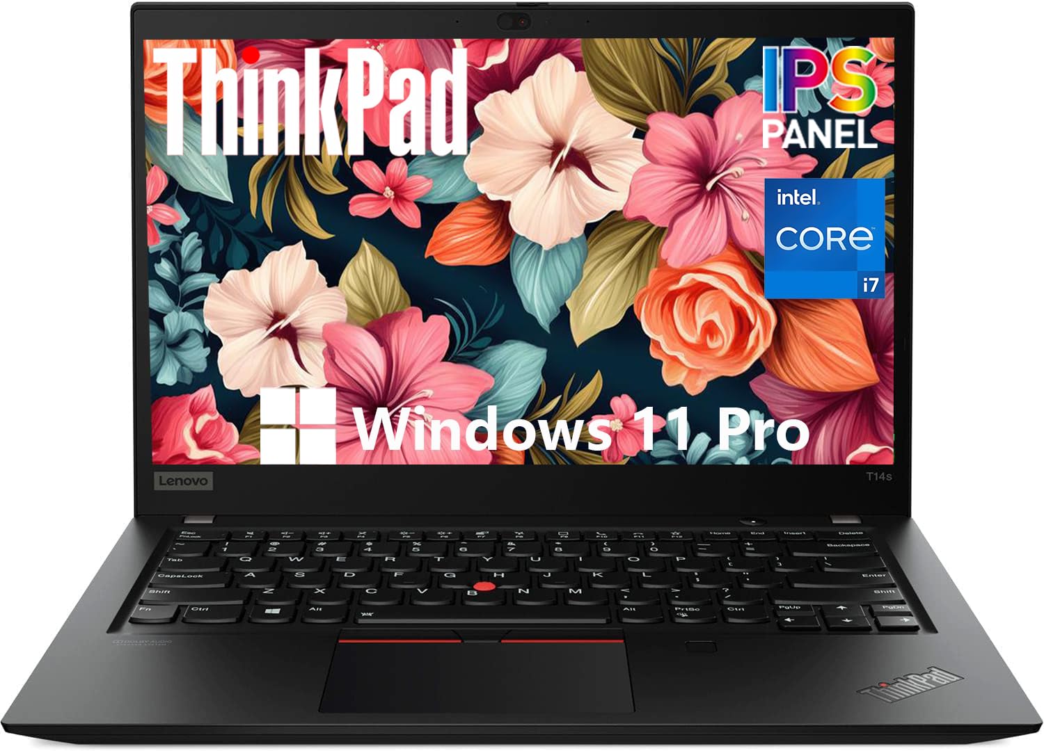 Lenovo ThinkPad T14s Gen 1 Laptop 14" FHD Intel Core i7-10610U 32GB RAM 512GB SSD Windows 11 Pro Ricondizionato