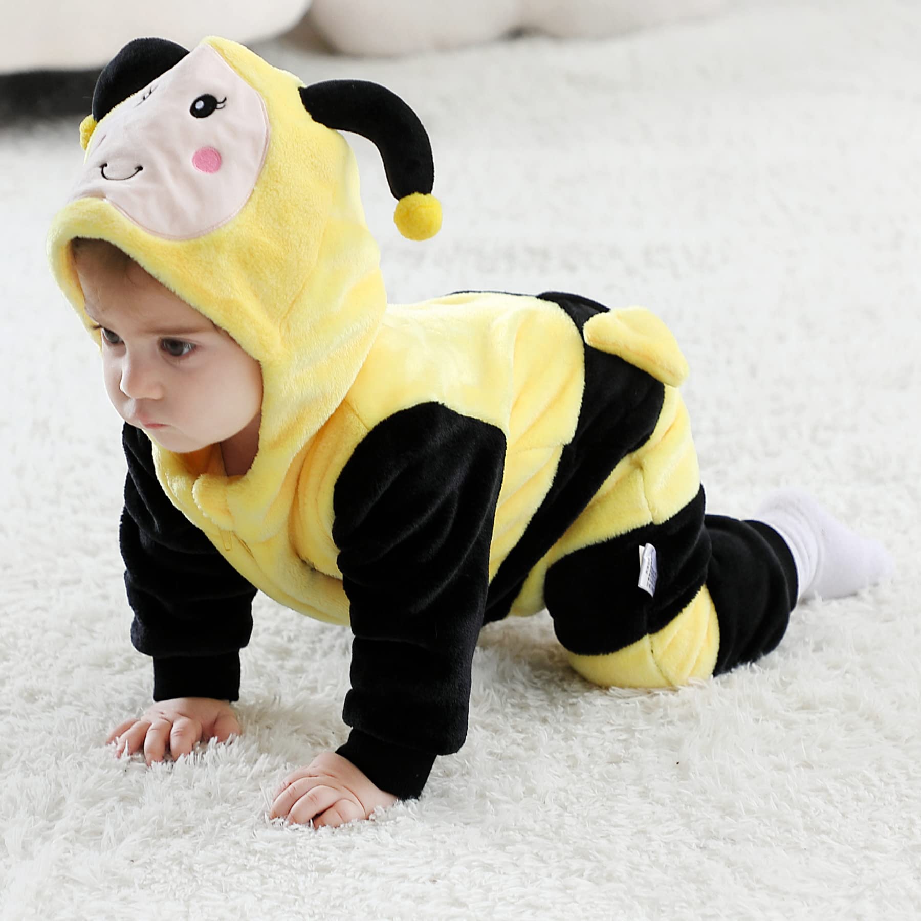 TONWHAR Kid's And Toddler's Animal Halloween Costume Outfit Baby One-Piece Rompers Onesie — view 9