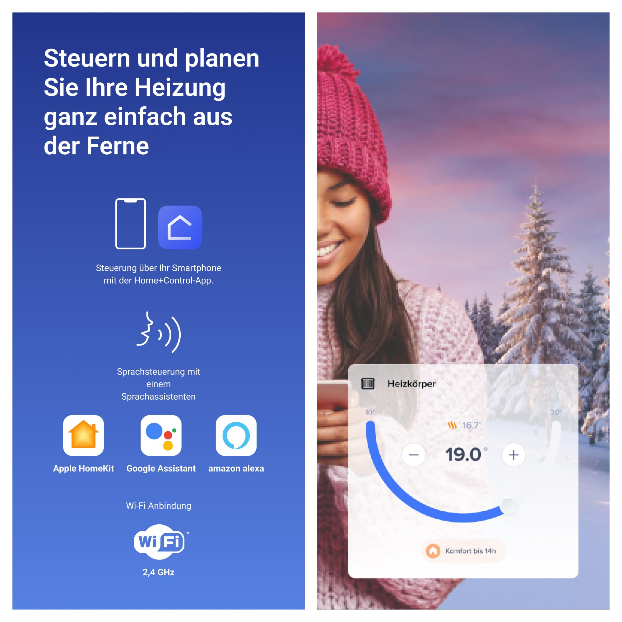 Bticino Termostato WiFi intelligente Smarther2 with Netatmo XG8002, Incasso, Nero - versione professionale