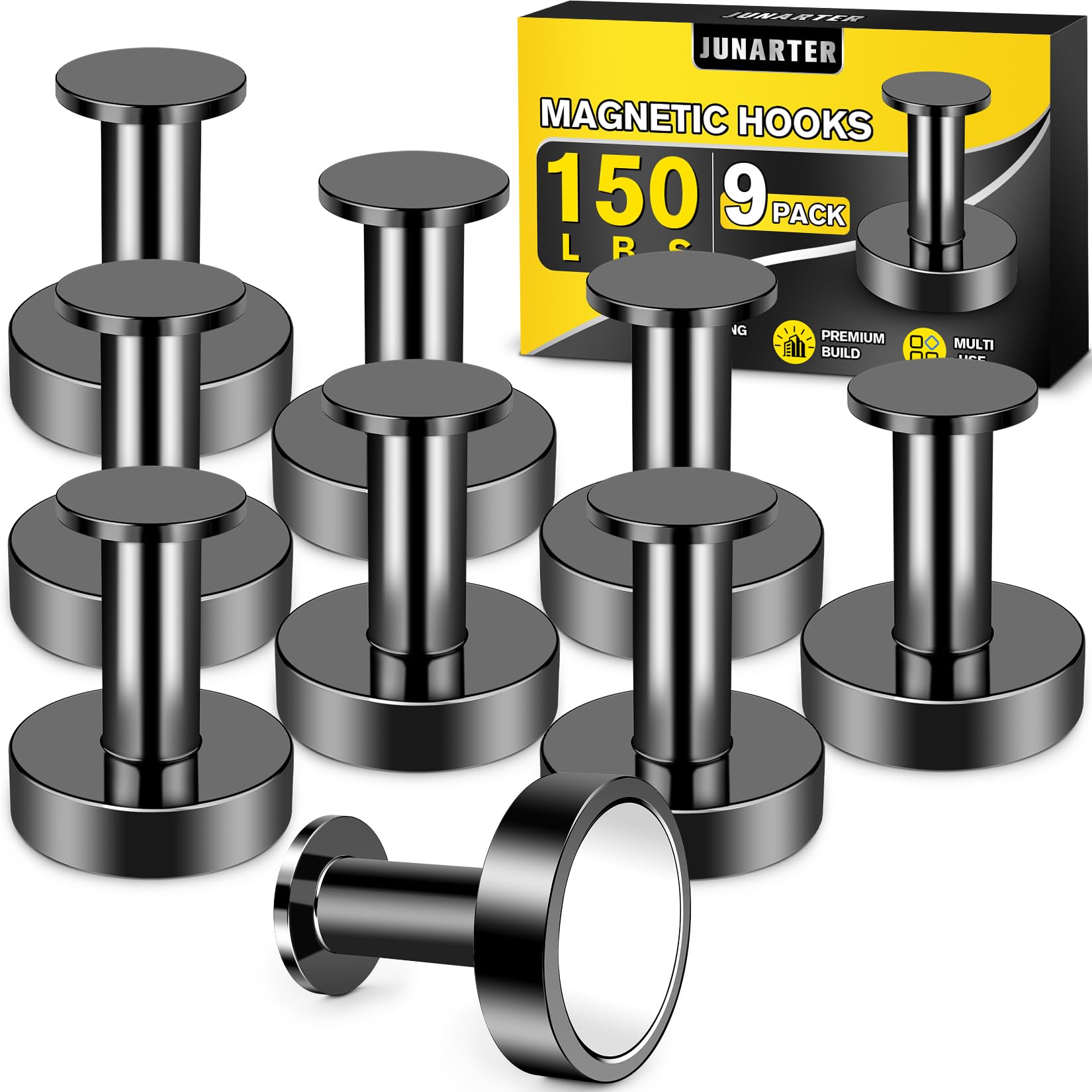 3Pcs Magnetic Hooks, 150lb Silver Magnetic Hooks for Cruise Cabins — Amazon image 12