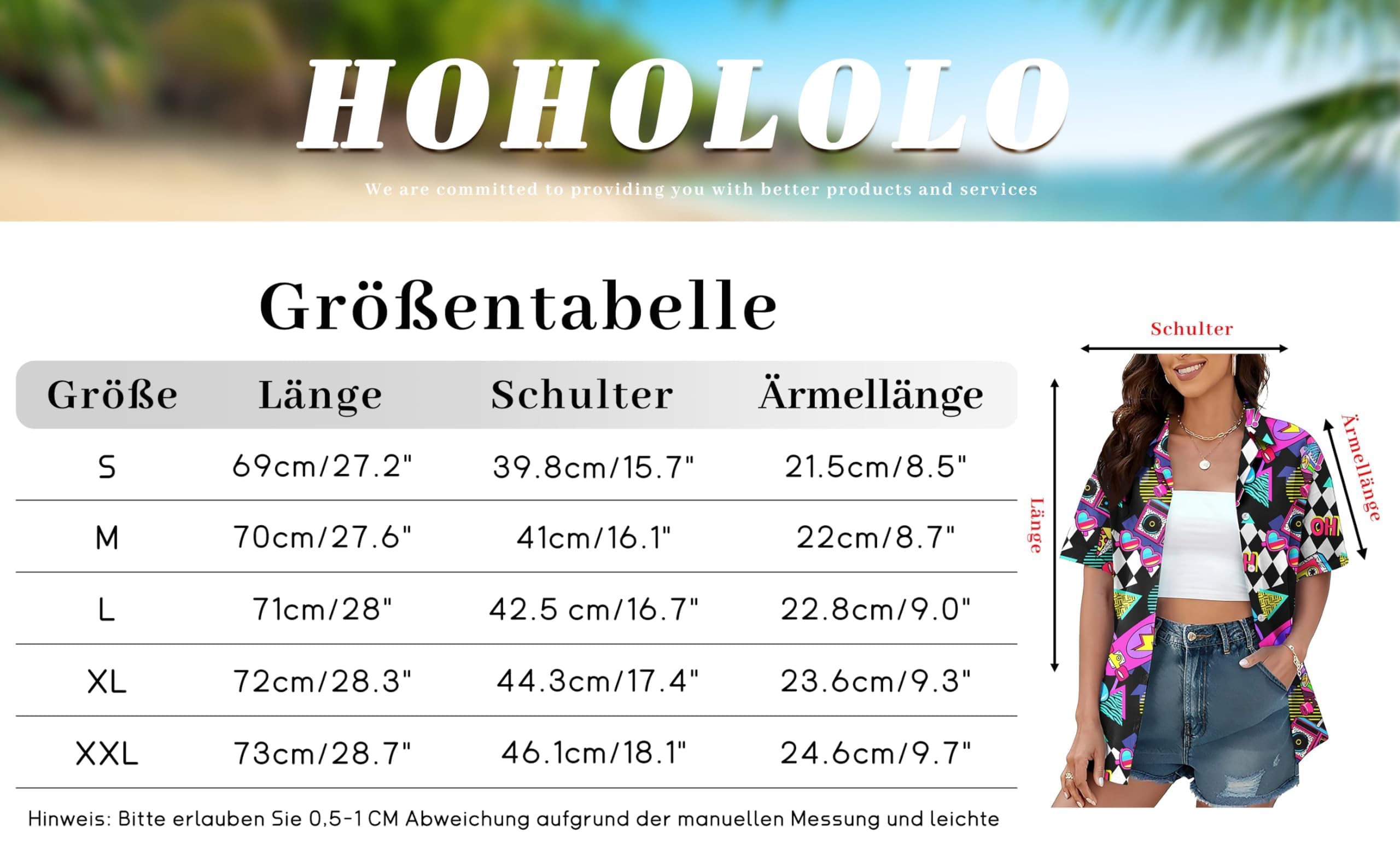 Hawaii Shirt Damen Vintage 90er Hemd läSsiges Retro 80er Nostalgia Shirts Bluse Tops
