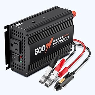 Potek 500w Power Inverter DC 12V to AC 120V Car Power Converter with 5V/2A USB Charging Output