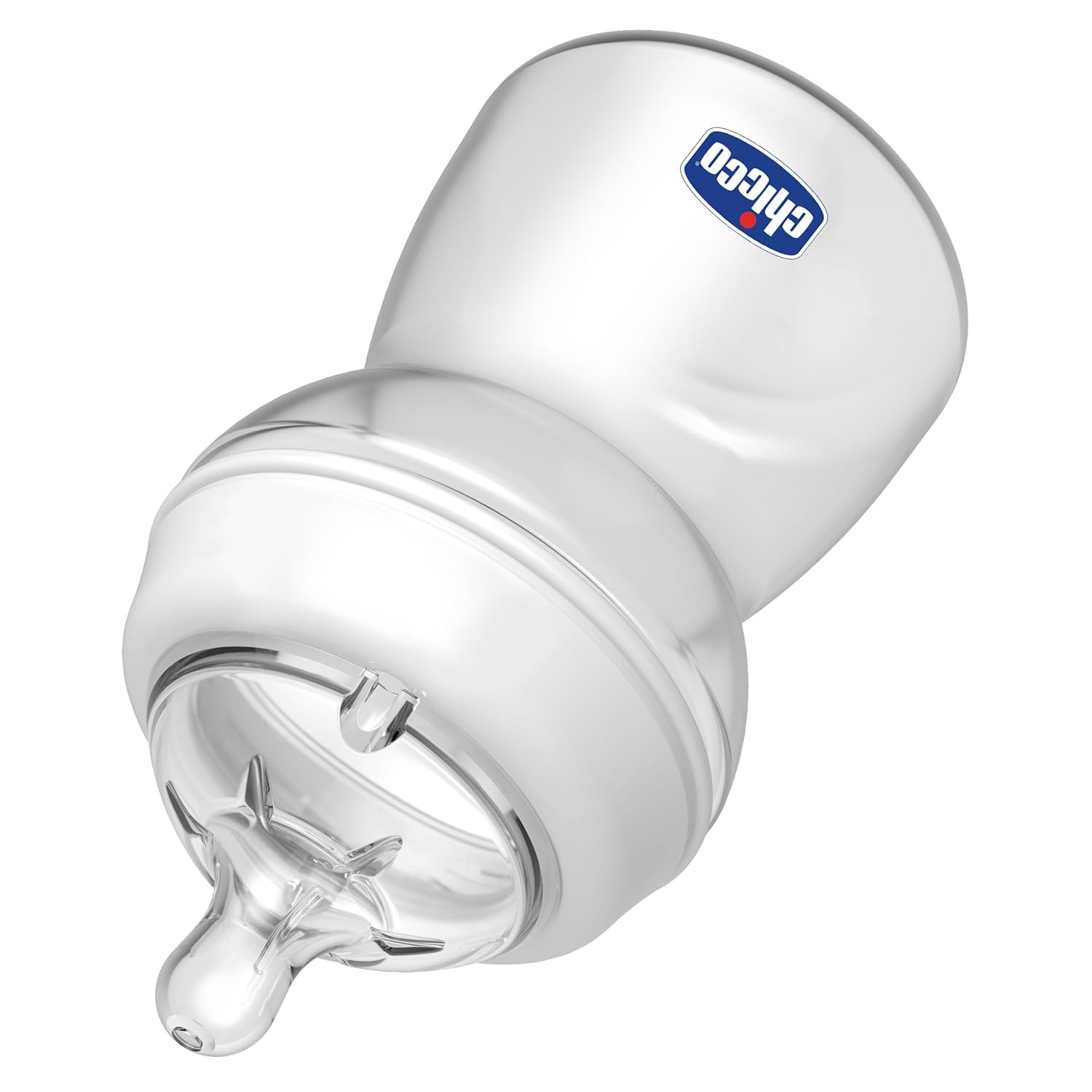 Chicco Biberon PP Natural Feeling 250 ml Tétine Silicone Bout Droit Flux Variable 4 Mois+