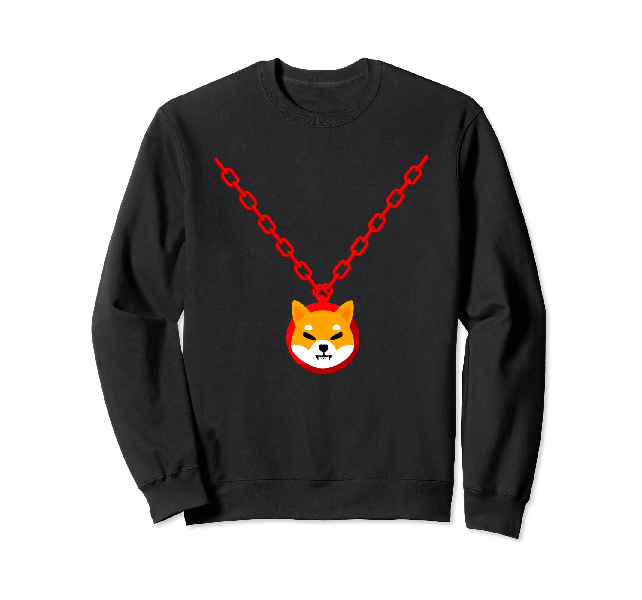 Shiba Inu Coin Blockchain Cryptocurrency Digital Coin HODL Sweatshirt, Black