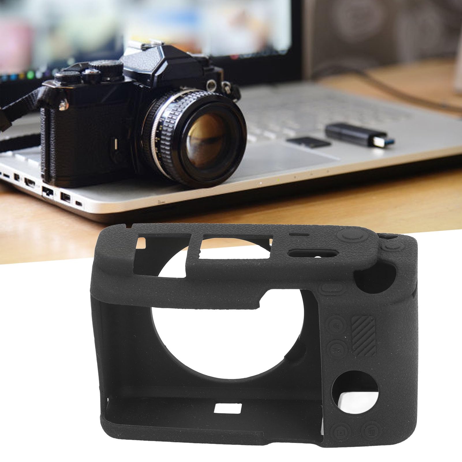 Custodia Protettiva per Fotocamera in Morbido Silicone, Leggera e Facile da Installare, per Fotocamera ZV‑E1 per Viaggiatori