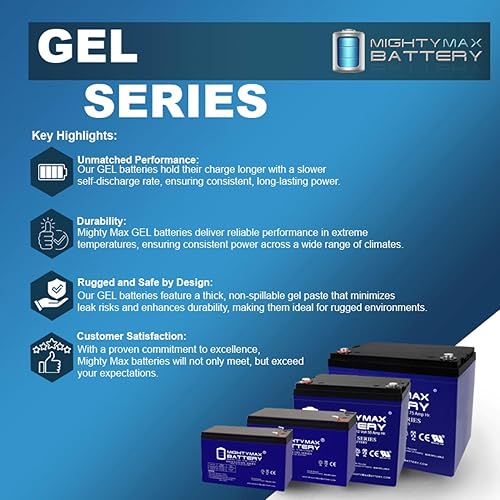 Miniatura 5 de Batería de gel de repuesto de 12V 18AH para energía EP-SLA 12-18B1