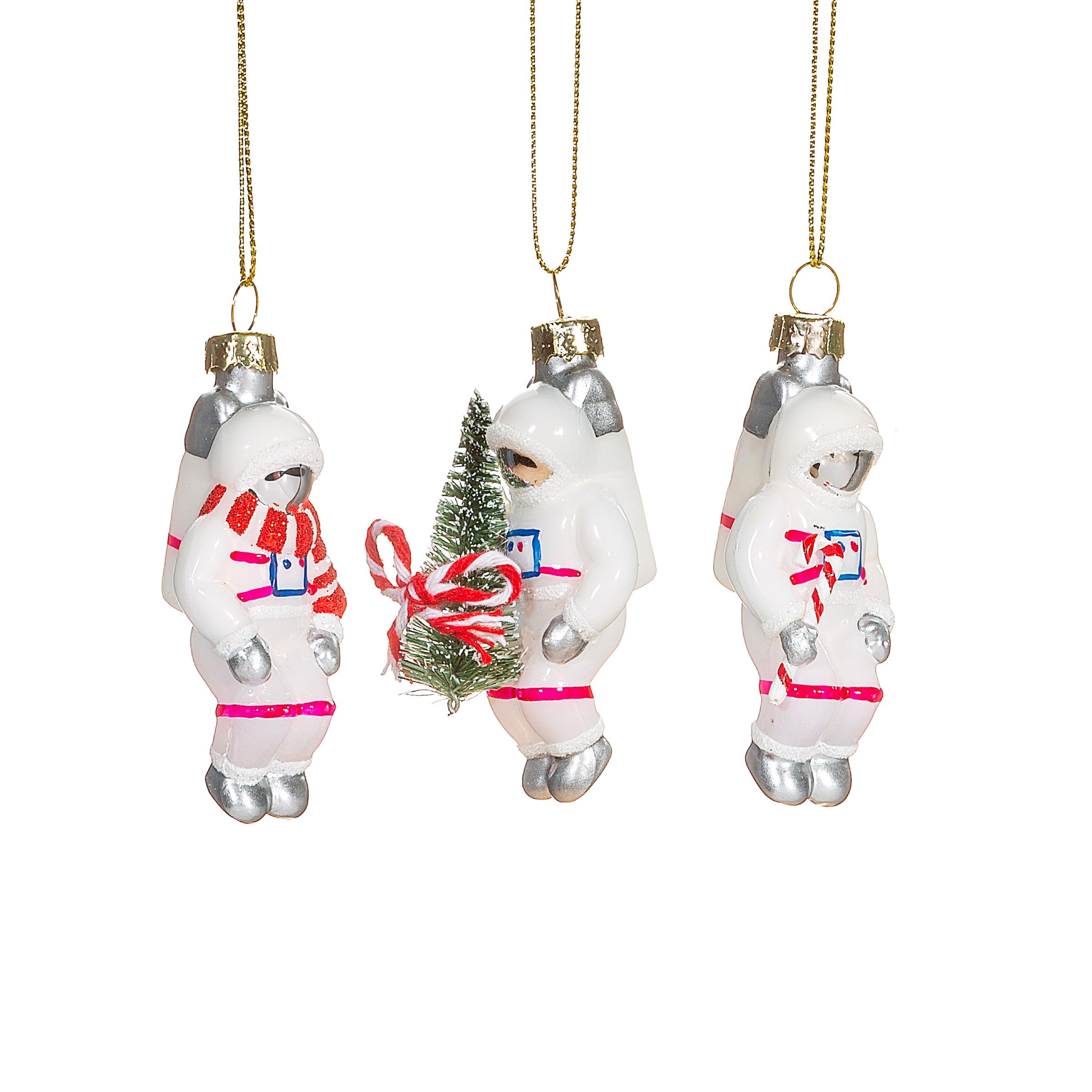 Sass & Belle Astronaut Baubles - Set Of 3