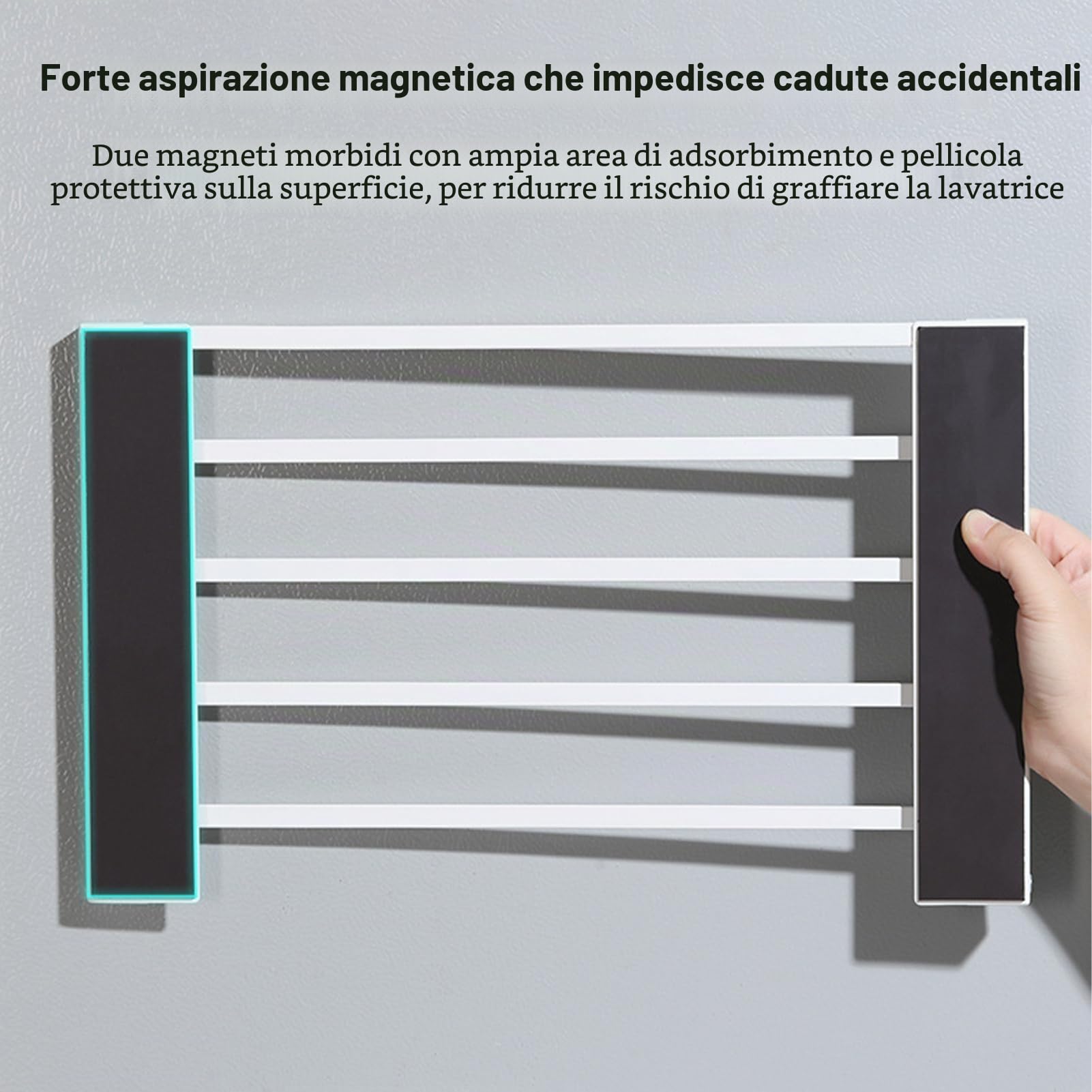 Mensole magnetiche per frigorifero,Organizer magnetico per frigorifero | Mensole da parete pieghevoli rustiche per bagno, camera da letto, soggiorno, cucina Tsuchiya