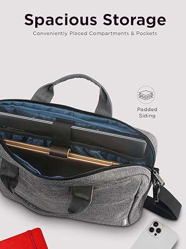 Vista 13 de Lenovo GX40Q17230 - Funda de transporte para laptop y tablet de 15.6 pulgadas, diseño elegante, tela duradera y repelente al agua, casual de T210