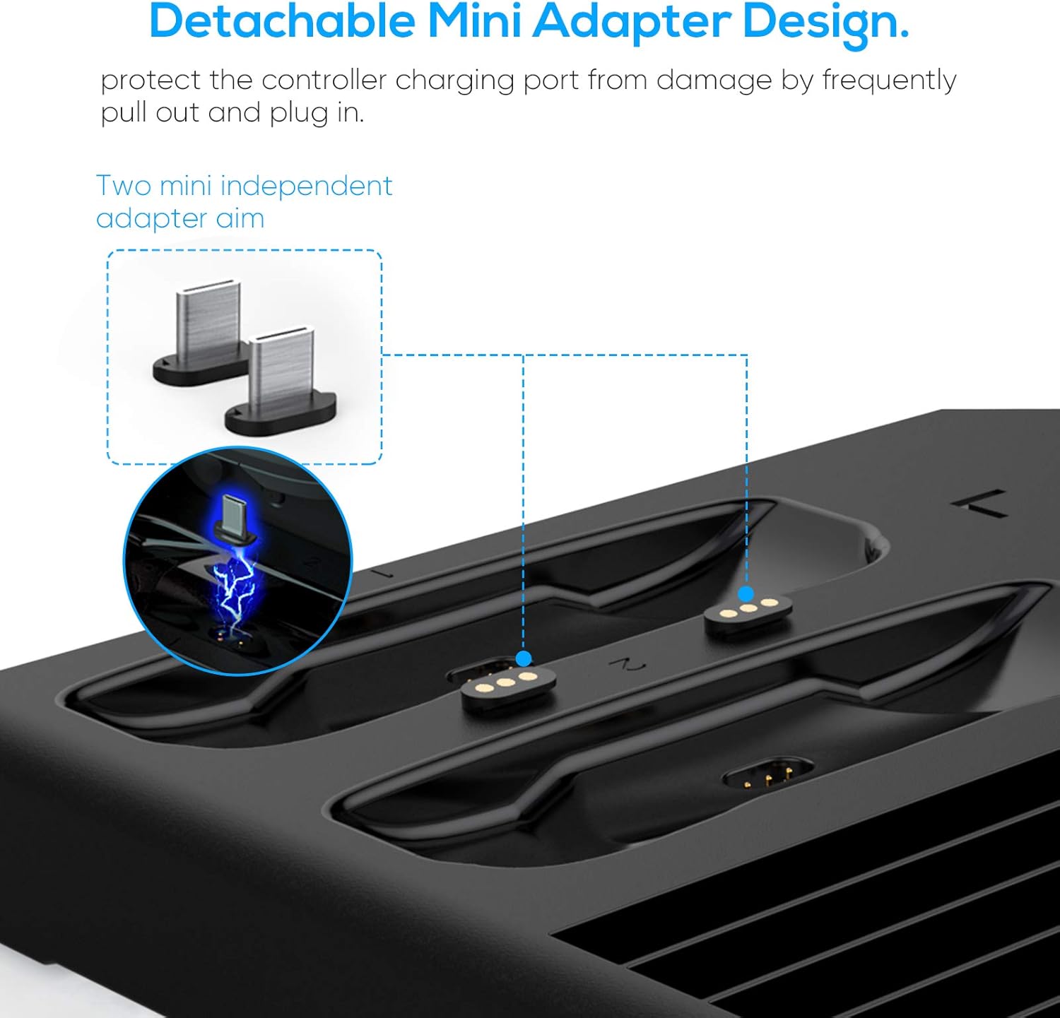 Blасk Frіdау - 70% оƒƒ Cooling Charging Dock Compatible with Nintendo Switch Controller and for JoyCons with Cooling Fan, Multifunctional Charging Station Stand for Nintendo Switch and Headphone Storage Accessories